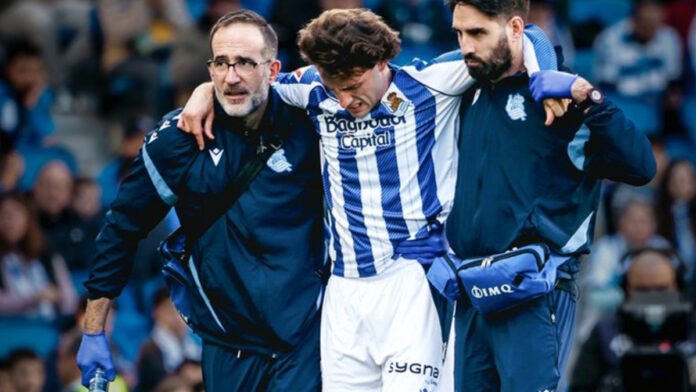 إصابات ريال سوسييداد تضرب الفريق: جراحة لأودريوزولا وغياب أيهين