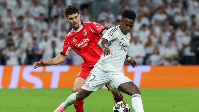 جماهير بنفيكا تلاحق فينيسيوس في البرنابيو وتطلق صافرات الاستهجان