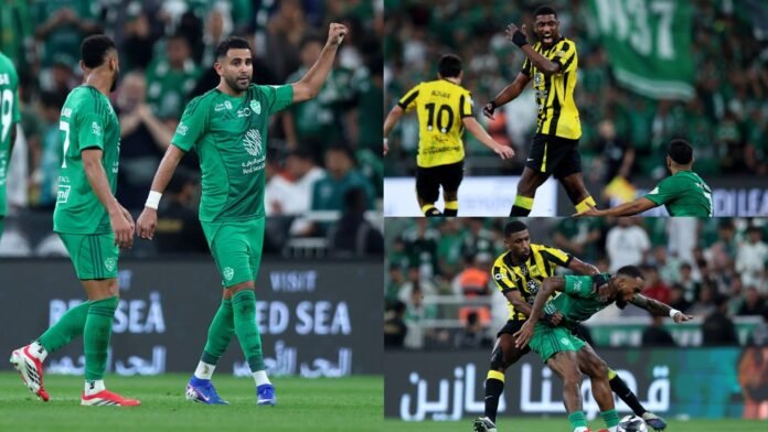 ديربي جدة: الأهلي ينتصر (3-1) على الاتحاد وسط لقطات مثيرة وإصابة محرز