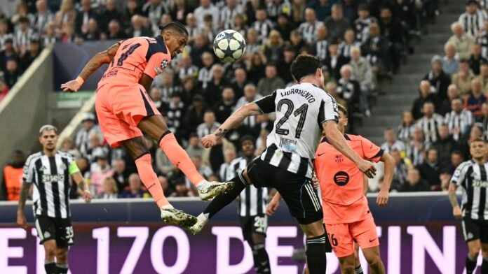 موعد مباراة نيوكاسل وبرشلونة في دوري أبطال أوروبا 2026 والقنوات الناقلة