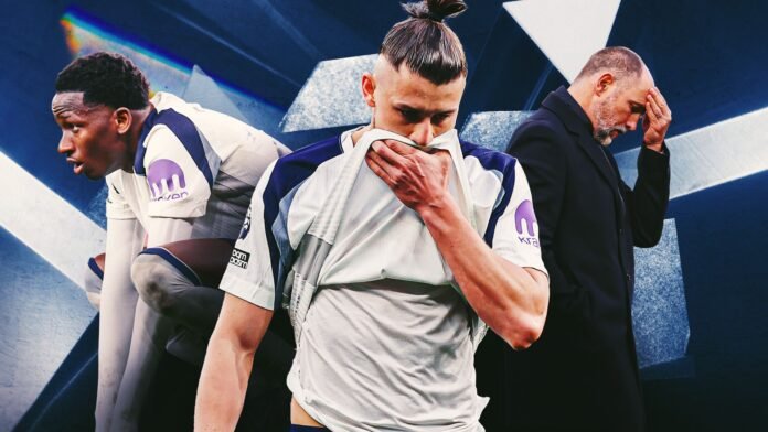 هبوط توتنهام: وصمة عار محتملة وفرص لريال مدريد وبرشلونة